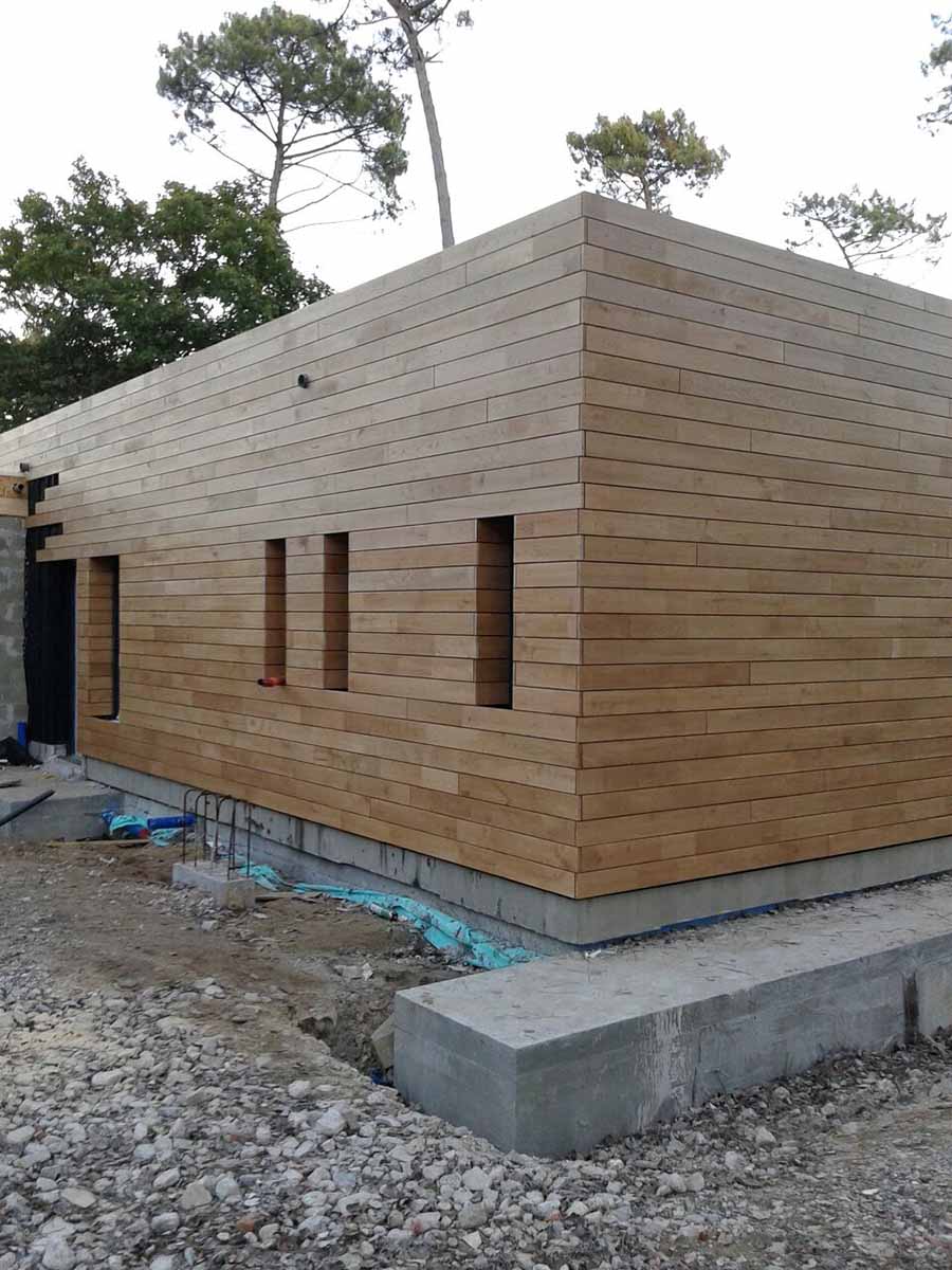 h1g fachdas ventiladas madera Hossegor